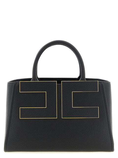 Elisabetta Franchi Maxi Logo Shopping Bag