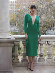 BUDAPEST-VESTIDOS LARGOS-Ceylan Bcn-VERDE HIERBA-XS-Urbanheer