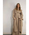 Back Pleated Trench Coat ASH TAUPE-Coat-Mulla-S-ASH TAUPE-Urbanheer