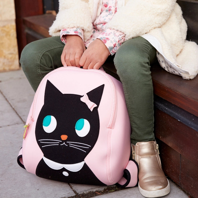 Backpack - Miss Kitty-Backpacks-Dabbawalla Bags-11"h x 9"w x 6"d-Urbanheer