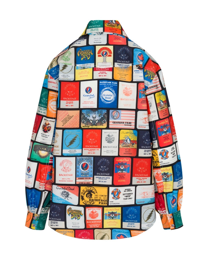 Backstage Pass Print Long Sleeve Shirt-Shirt-Meghan Fabulous-XS-Urbanheer