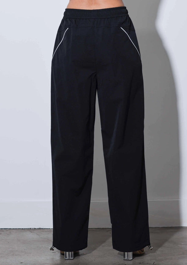 Baggy Track Pants-Track Pants-Vibrant M.i.U-S-Black-Urbanheer