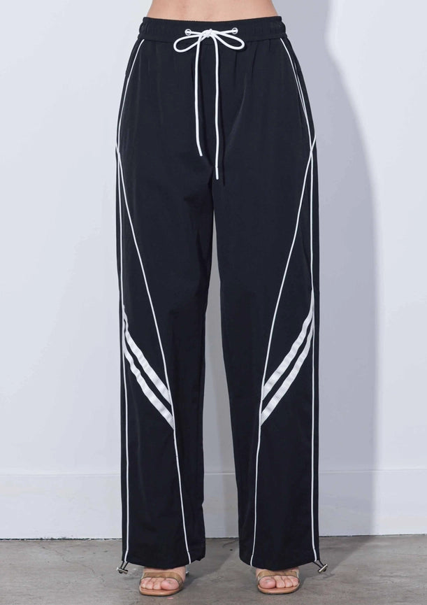 Baggy Track Pants-Track Pants-Vibrant M.i.U-S-Black-Urbanheer