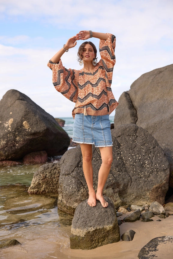 Bahamas Top Bohemia-Top-Naudic-XS-Rust-Urbanheer