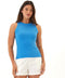 Bailey Feather Rib High Neck Tank