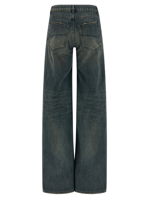 Balenciaga A Gamba Ampia Jeans