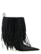 Balenciaga Avenue Fringe Ankle Boots