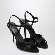 Balenciaga Black Dynastie satin sandals