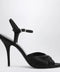 Balenciaga Black Dynastie satin sandals
