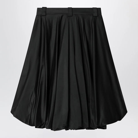 Balenciaga Black balloon skirt in silk blend