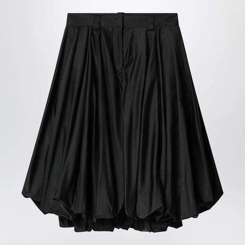 Balenciaga Black balloon skirt in silk blend