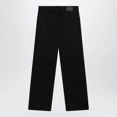Balenciaga Black cotton denim trousers