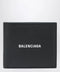 Balenciaga Black horizontal wallet with logo