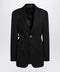 Balenciaga Black jacket with side tie
