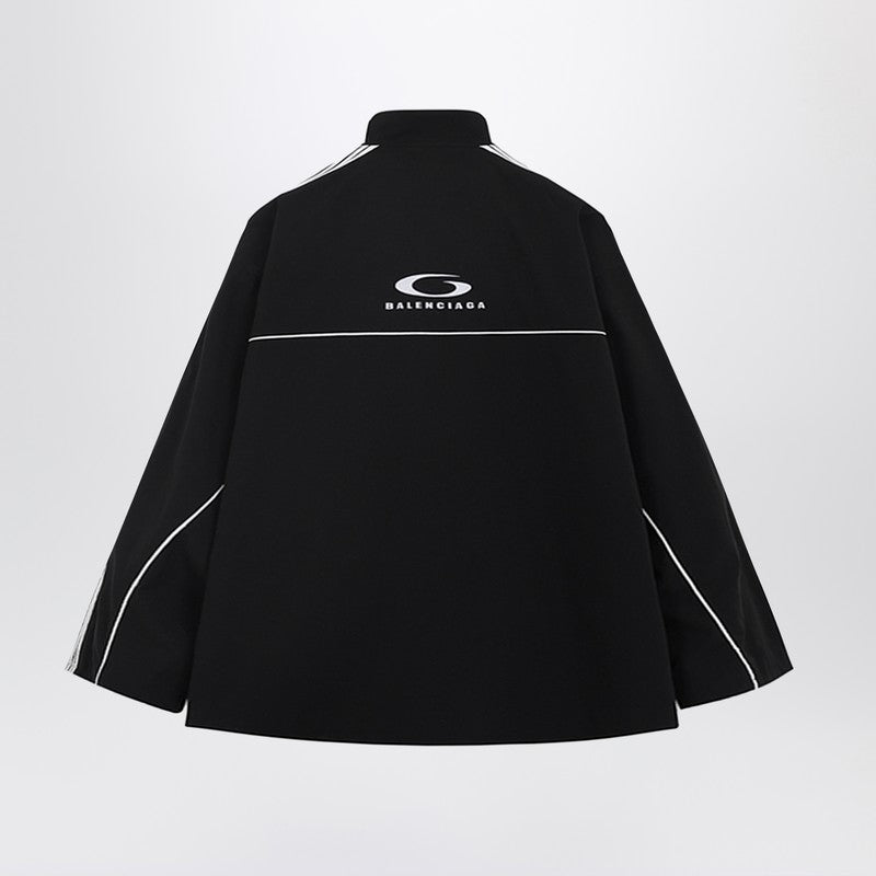 Balenciaga Black tracksuit jacket in technical fabric-Topwear-Balenciaga-48-Urbanheer