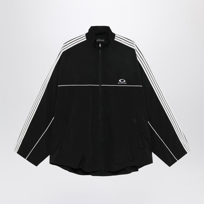 Balenciaga Black tracksuit jacket in technical fabric-Topwear-Balenciaga-48-Urbanheer