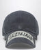 Balenciaga Black washed-effect Masking Tape cap