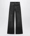 Balenciaga Black washed jeans with jacquard logos