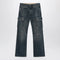 Balenciaga Blue Cargo Regular jeans with a faded effect