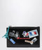 Balenciaga Cash black leather coin purse with card holder