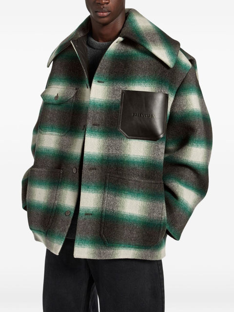 Balenciaga Checked flannel overshirt