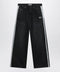 Balenciaga Denim trousers with dark brown and black trims