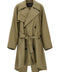 Balenciaga Draped Neck Trench Coat