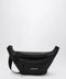 Balenciaga Explorer black nylon belt bag with logo