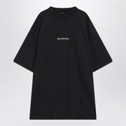 Balenciaga Faded black dry fleece Uniform Merch T-shirt-Topwear-Balenciaga-2-Urbanheer