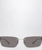 Balenciaga Gossip rectangular Silver/Black sunglasses