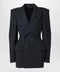 Balenciaga Grey double-breasted cashmere jacket