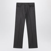 Balenciaga Grey pinstripe wool pants
