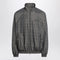 Balenciaga Grey/blue nylon zip-up jacket