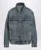 Balenciaga Kick cotton denim jacket in dirty vintage blue