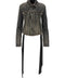 Balenciaga Lace Up Denim Jacket
