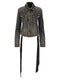 Balenciaga Lace Up Denim Jacket