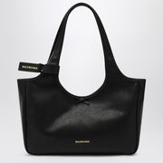 Balenciaga Laundrette East-West black leather tote bag
