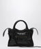 Balenciaga Le City Nano leather handbag in military green