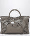 Balenciaga Le City medium handbag in dark walnut leather