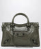 Balenciaga Le City small tote bag in military green