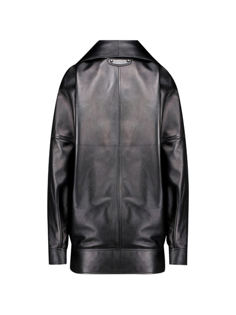 Balenciaga Leather bomber jacket