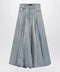Balenciaga Light blue maxi godet denim skirt
