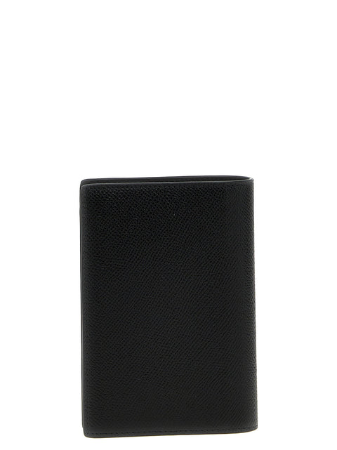Balenciaga Logo Leather Passport Holder