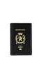 Balenciaga Logo Leather Passport Holder