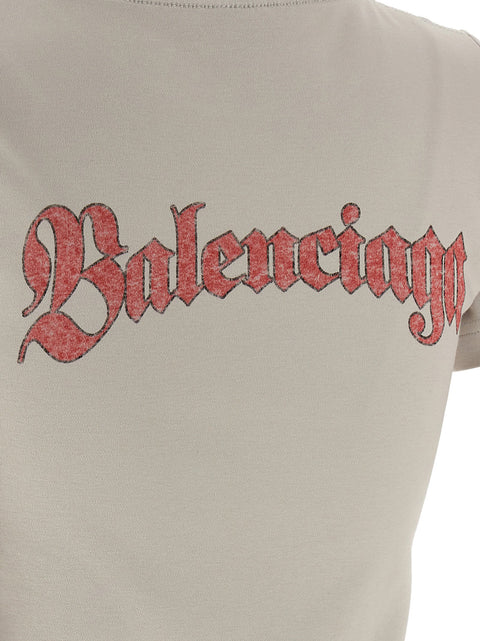 Balenciaga Logo Print T-shirt