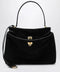 Balenciaga Medium Rodeo bag in suede calfskin, black