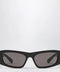 Balenciaga Nano rectangular black sunglasses