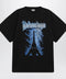 Balenciaga Paris Thunderstorm oversized black T-shirt