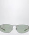 Balenciaga Rectangular Pink Metallic sunglasses
