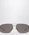Balenciaga Rectangular Silver/Black sunglasses